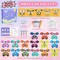 Painting Butterfly Activity Craft Kit for Kids, 24 Paper Butterflies and 12 Color Pens, Rubber Band Wind Up Butterfly Toy, Make Your Own Magic Flying Butterfly, Party Game,School Activity,Surprise Card